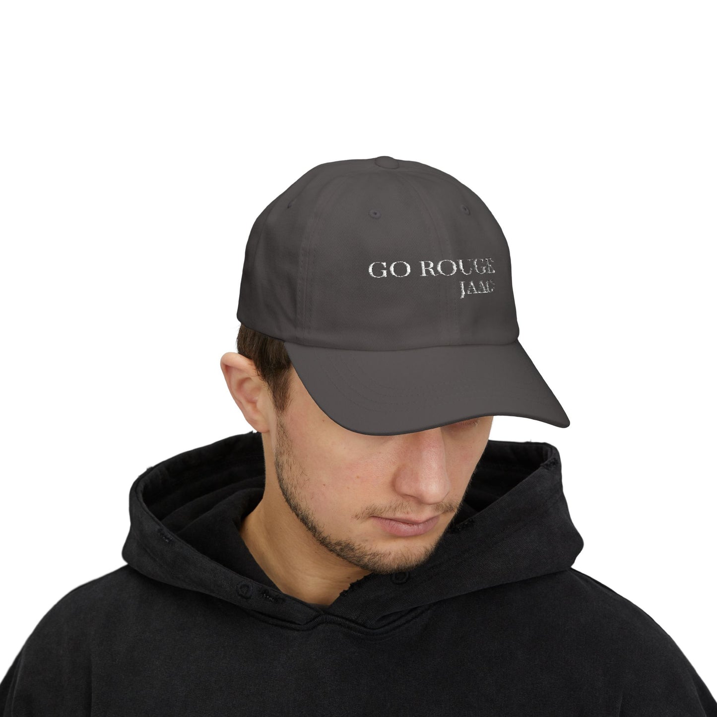 JAAC GO ROUGE Design Embroidered Classic Baseball Hat