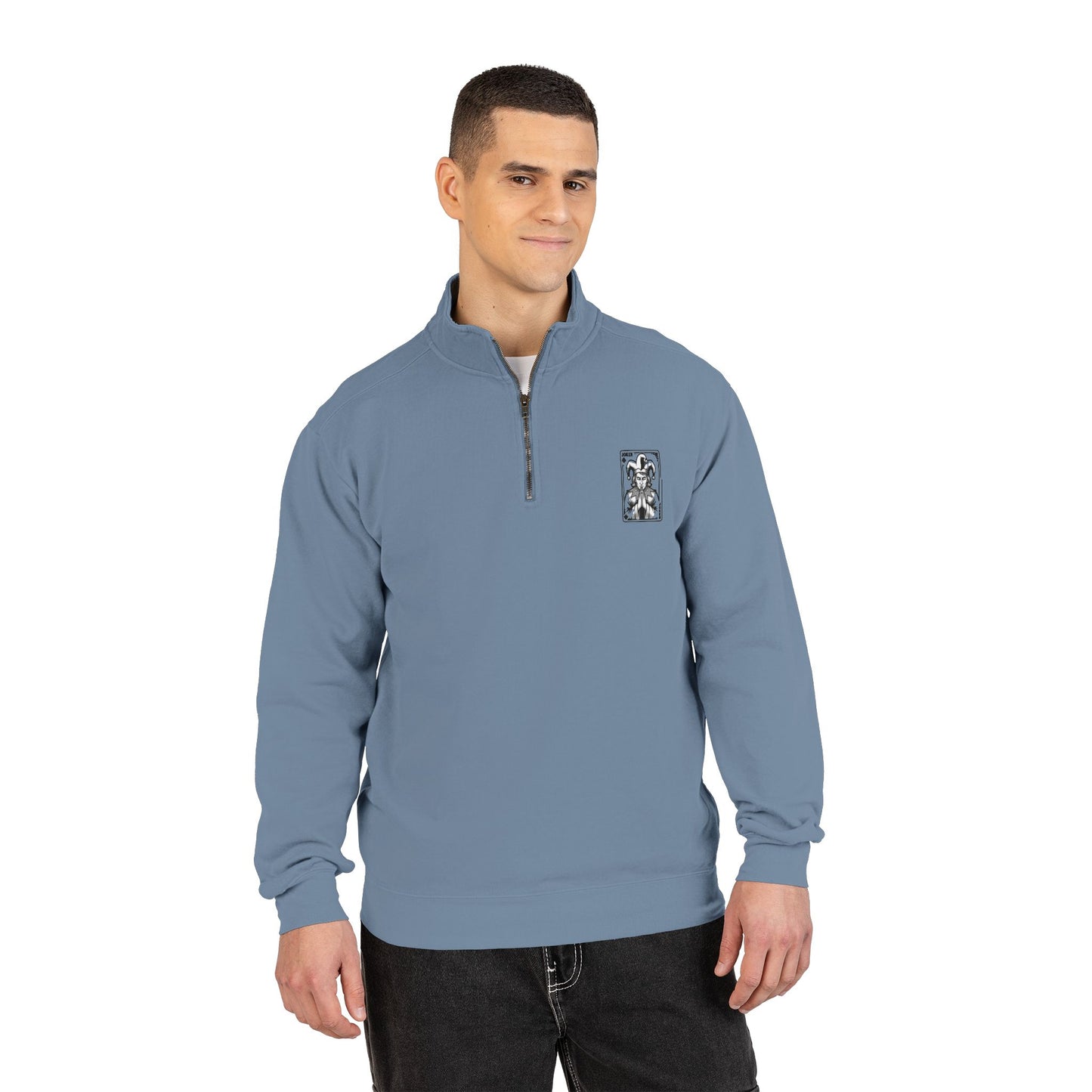 JAAC PLAY THE JOKER Design Quarter-Zip Sweatshirt
