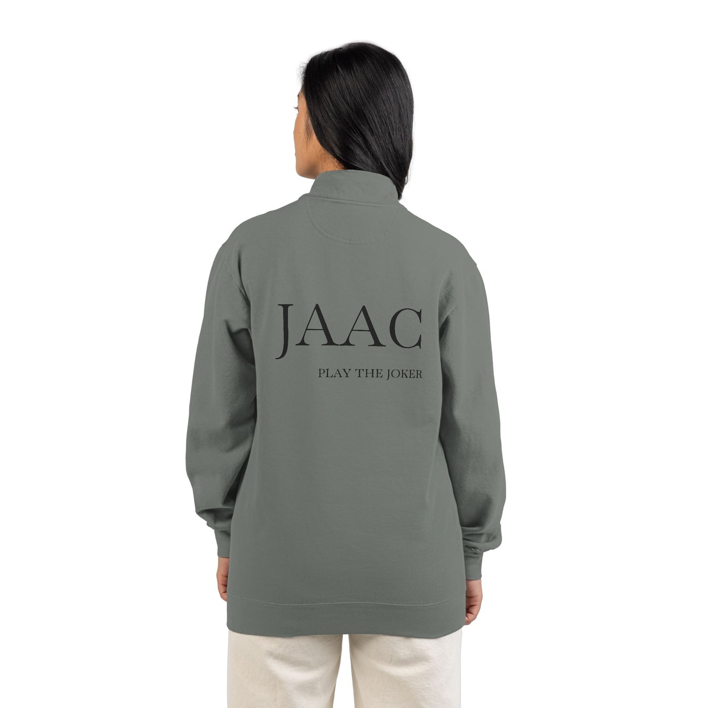 JAAC PLAY THE JOKER Design Quarter-Zip Sweatshirt