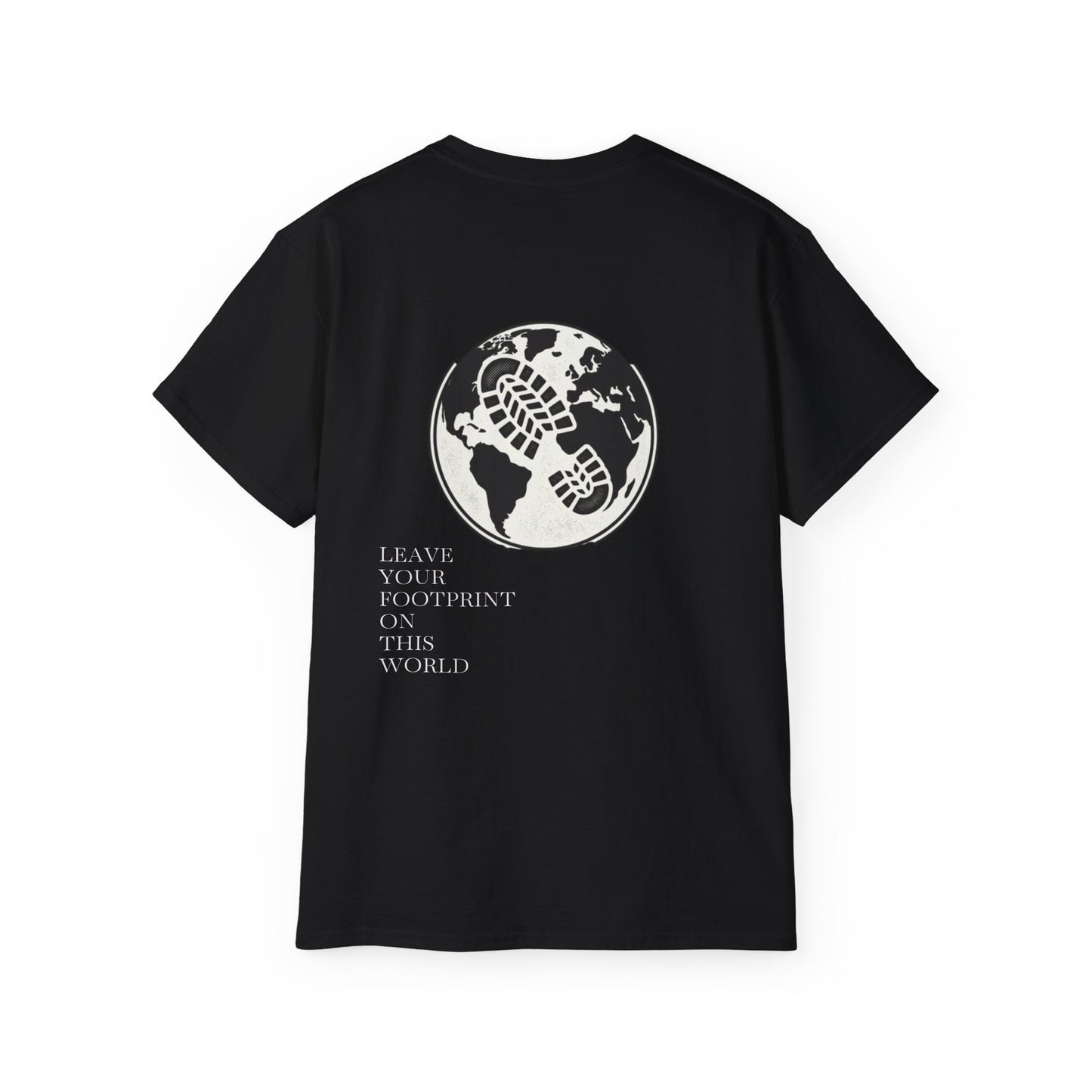 JAAC 'Leave Your Footprint' Design Back Graphic T-Shirt