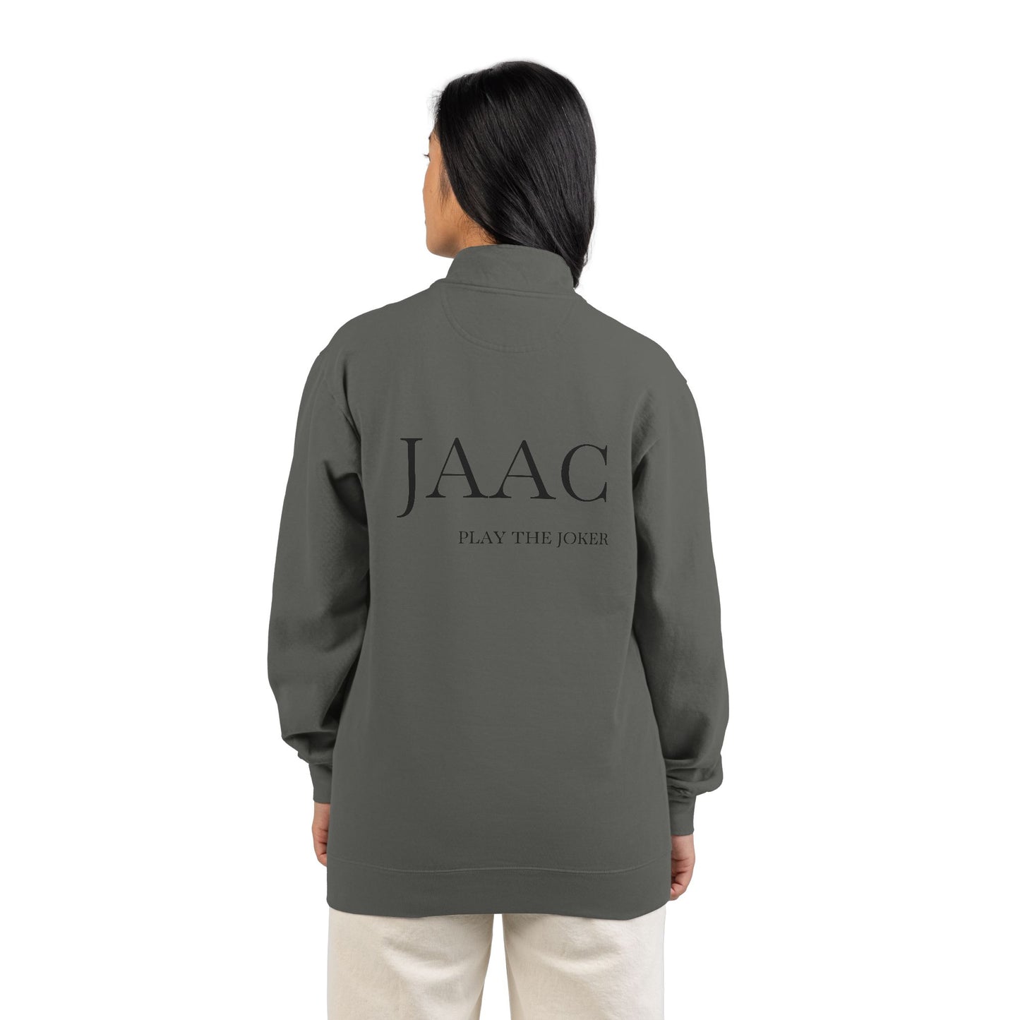 JAAC PLAY THE JOKER Design Quarter-Zip Sweatshirt