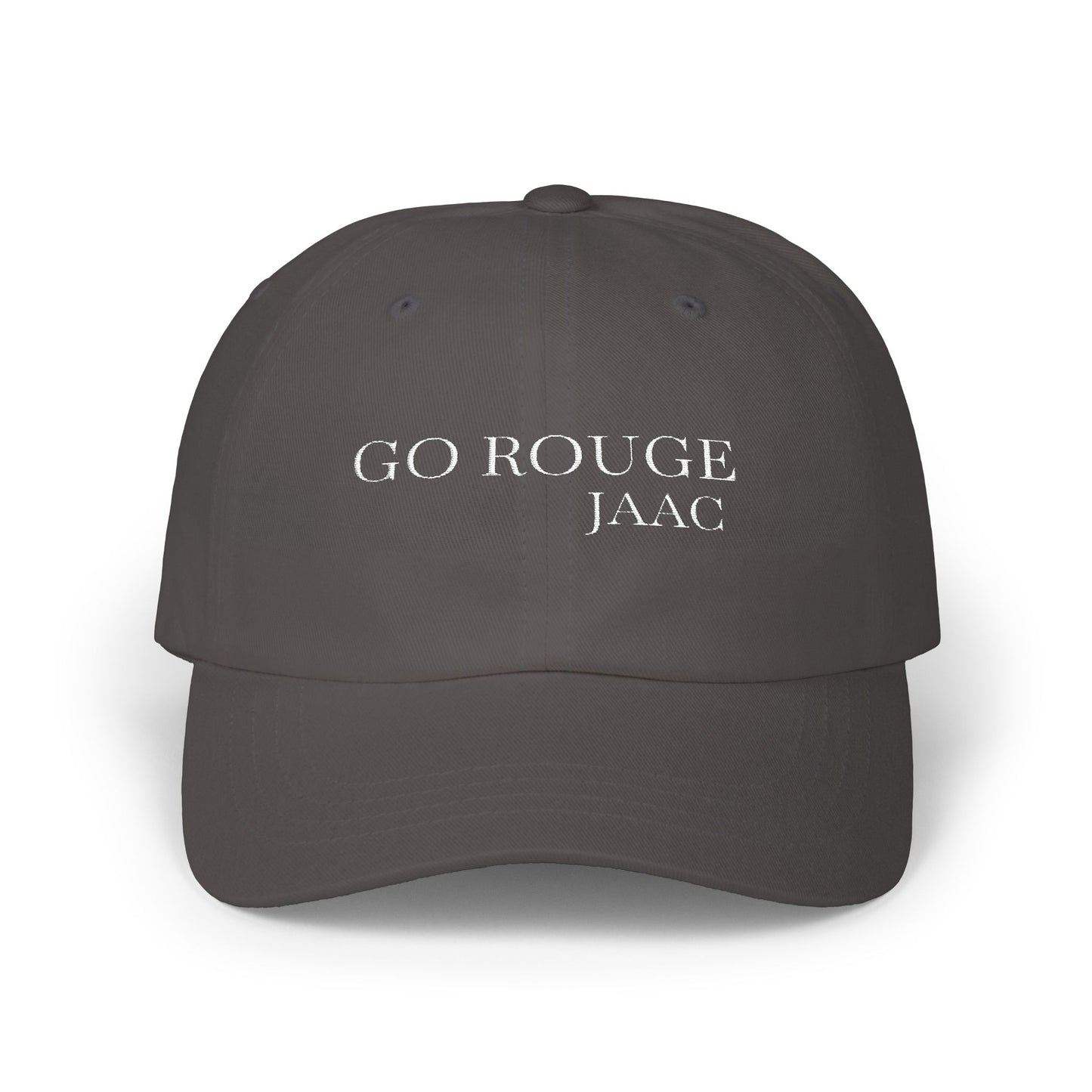 JAAC GO ROUGE Design Embroidered Classic Baseball Hat