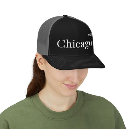 JAAC Chicago Design Snapback Trucker Cap