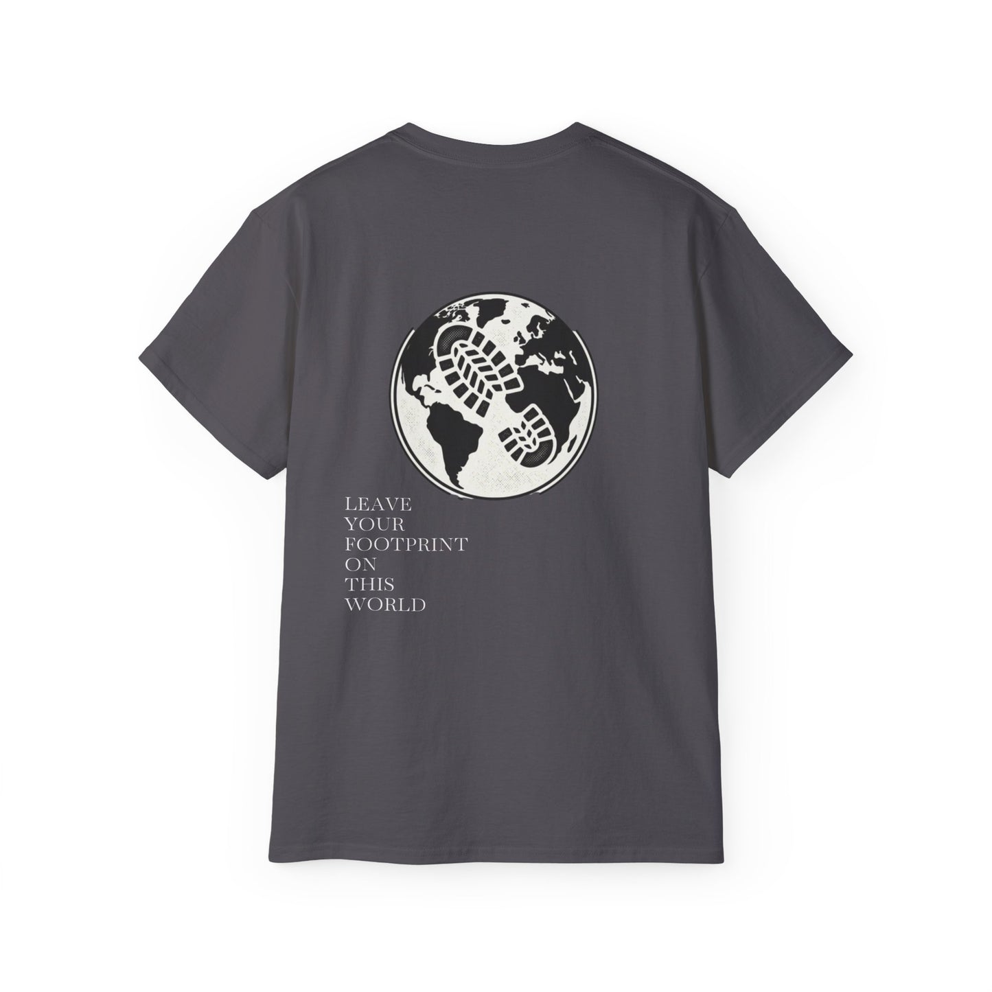 JAAC 'Leave Your Footprint' Design Back Graphic T-Shirt