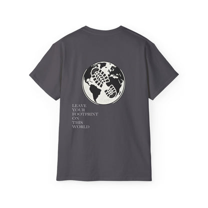 JAAC 'Leave Your Footprint' Design Back Graphic T-Shirt