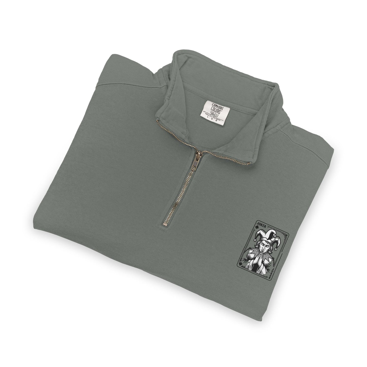 JAAC PLAY THE JOKER Design Quarter-Zip Sweatshirt