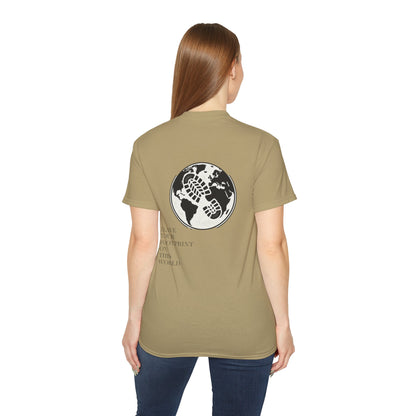 JAAC 'Leave Your Footprint' Design Back Graphic T-Shirt