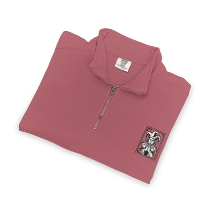 JAAC PLAY THE JOKER Design Quarter-Zip Sweatshirt