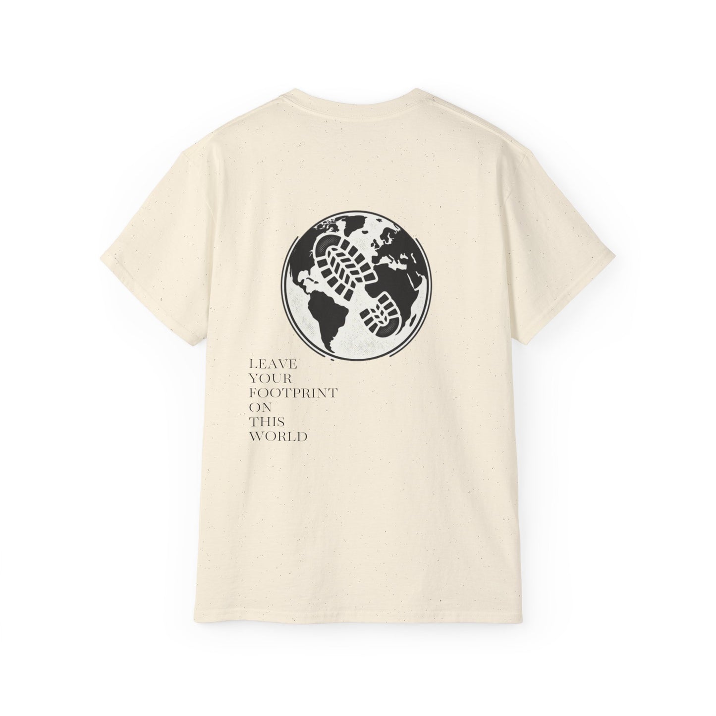 JAAC 'Leave Your Footprint' Design Back Graphic T-Shirt