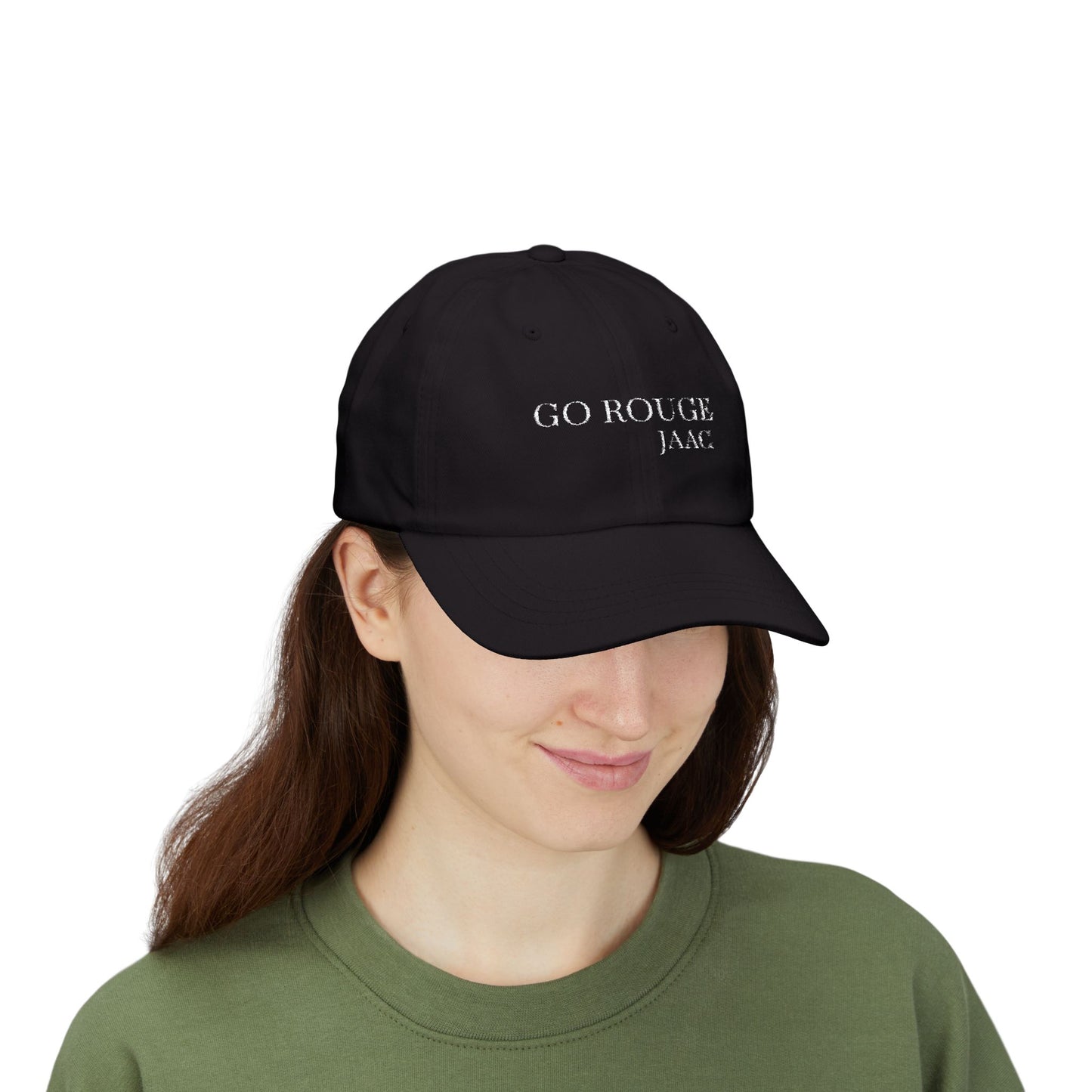 JAAC GO ROUGE Design Embroidered Classic Baseball Hat