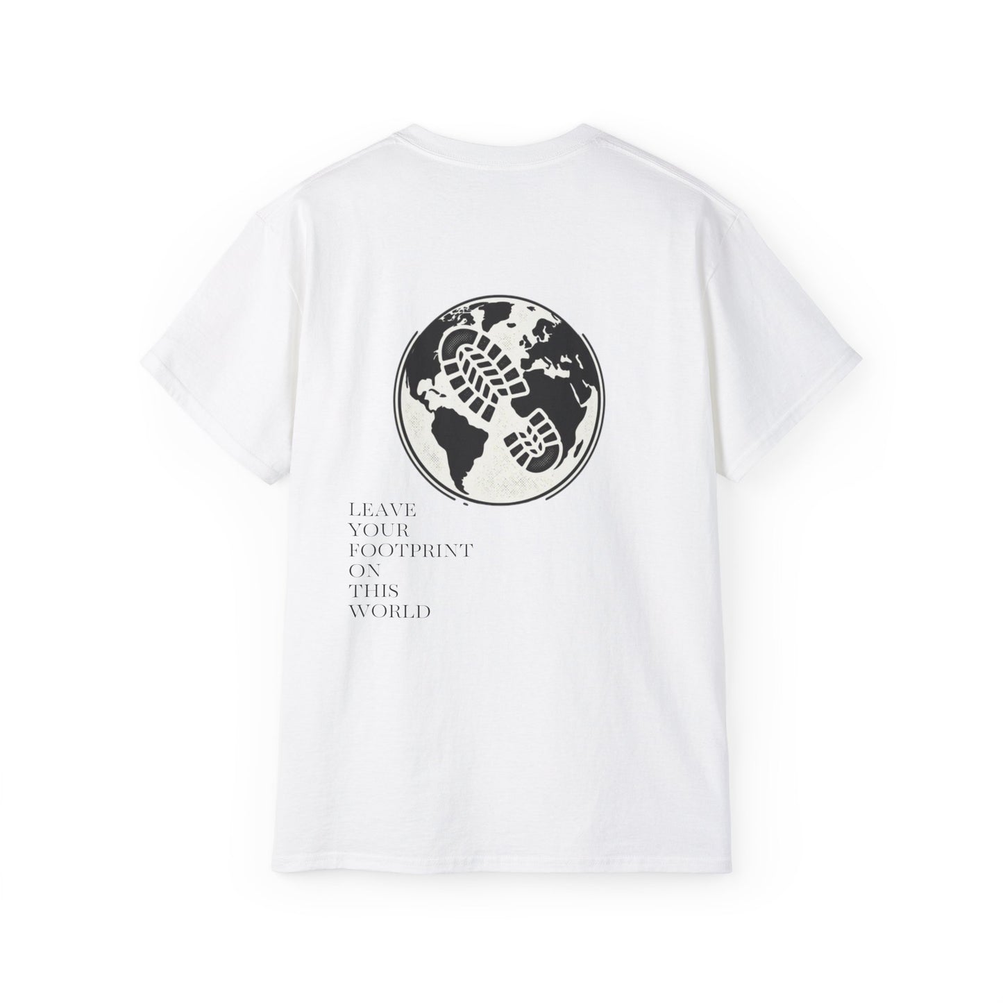 JAAC 'Leave Your Footprint' Design Back Graphic T-Shirt