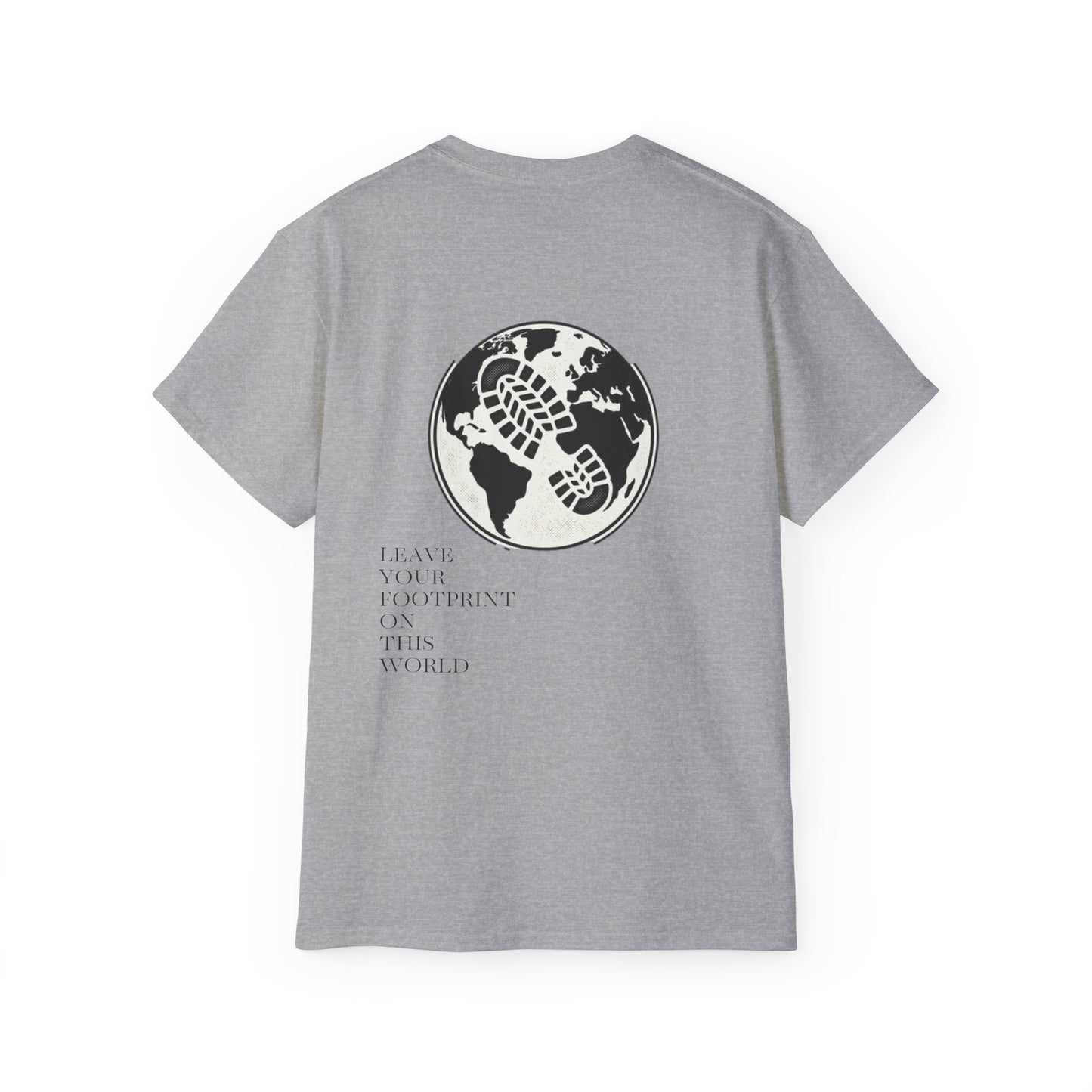JAAC 'Leave Your Footprint' Design Back Graphic T-Shirt