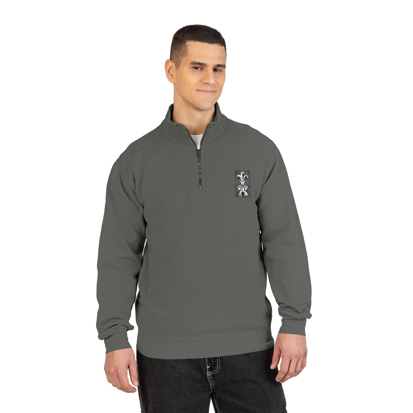 JAAC PLAY THE JOKER Design Quarter-Zip Sweatshirt