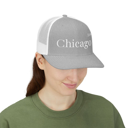 JAAC Chicago Design Snapback Trucker Cap