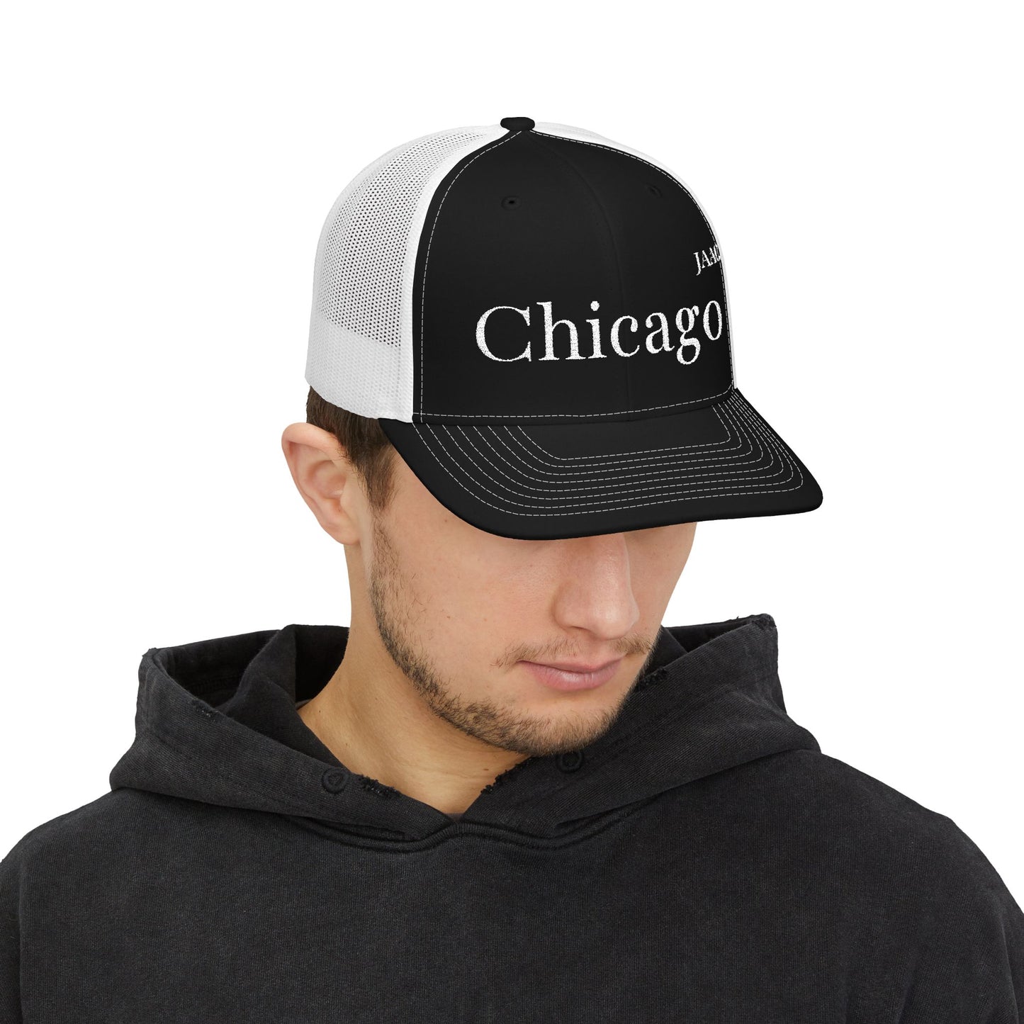 JAAC Chicago Design Snapback Trucker Cap