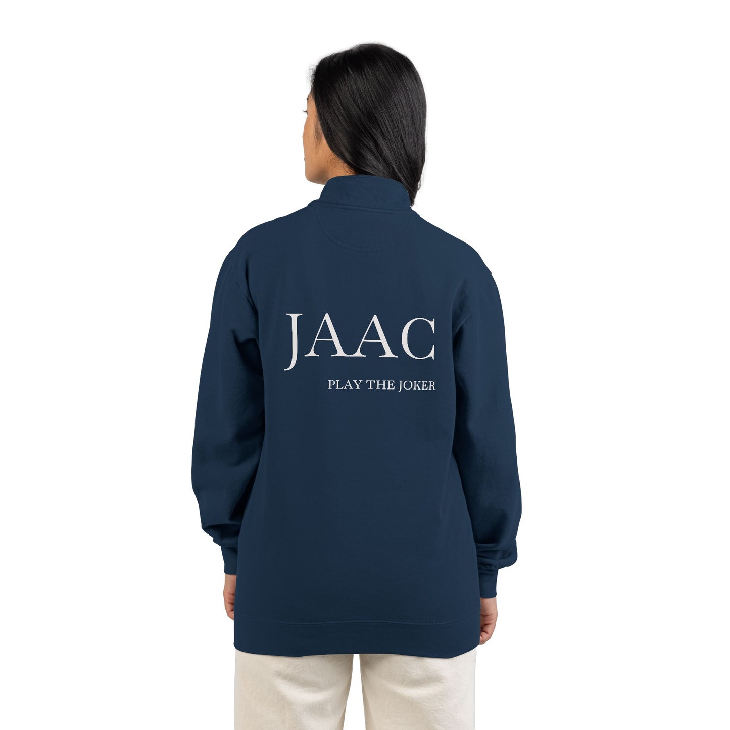 JAAC PLAY THE JOKER Design Quarter-Zip Sweatshirt