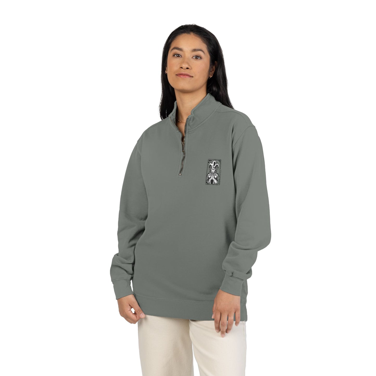 JAAC PLAY THE JOKER Design Quarter-Zip Sweatshirt
