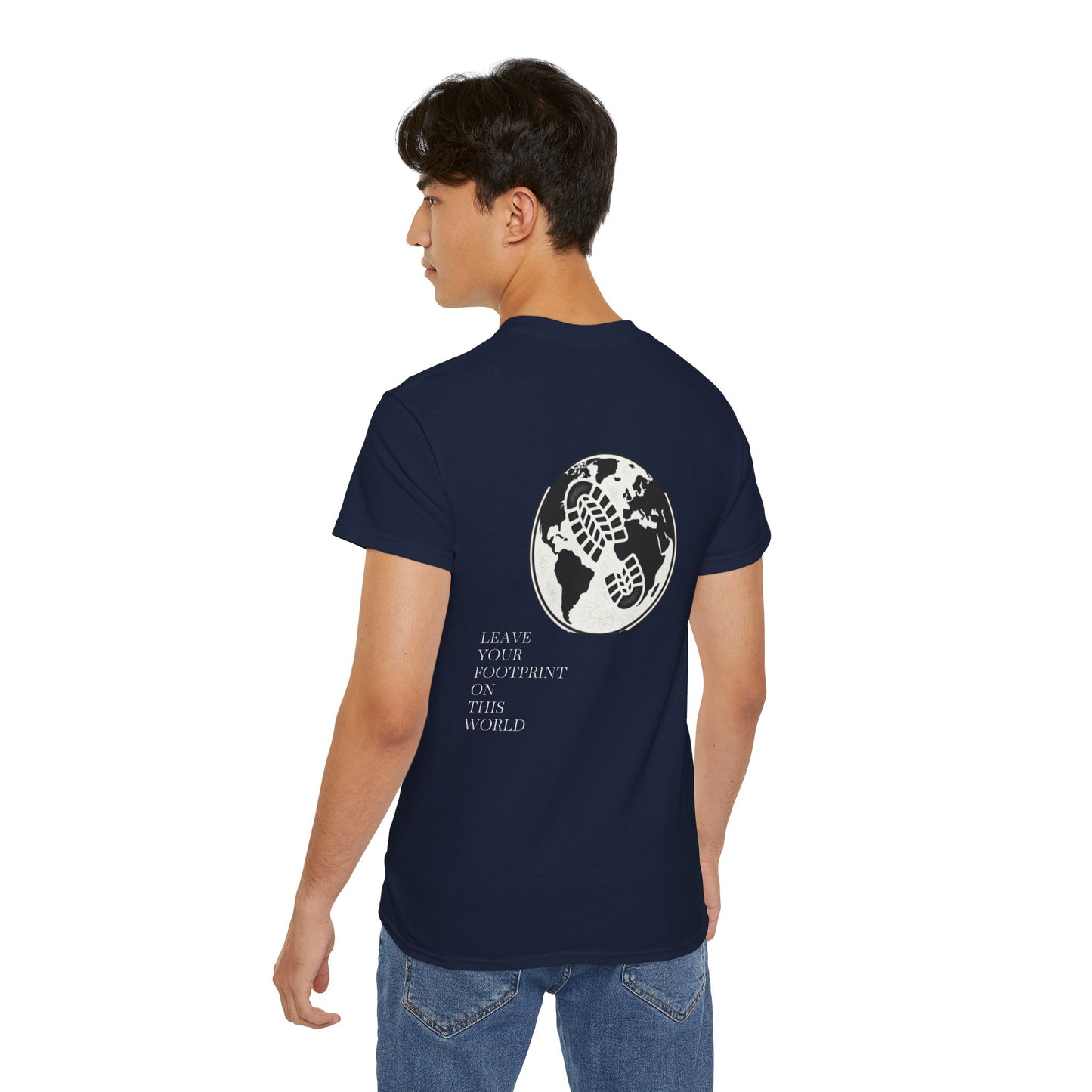 JAAC 'Leave Your Footprint' Design Back Graphic T-Shirt