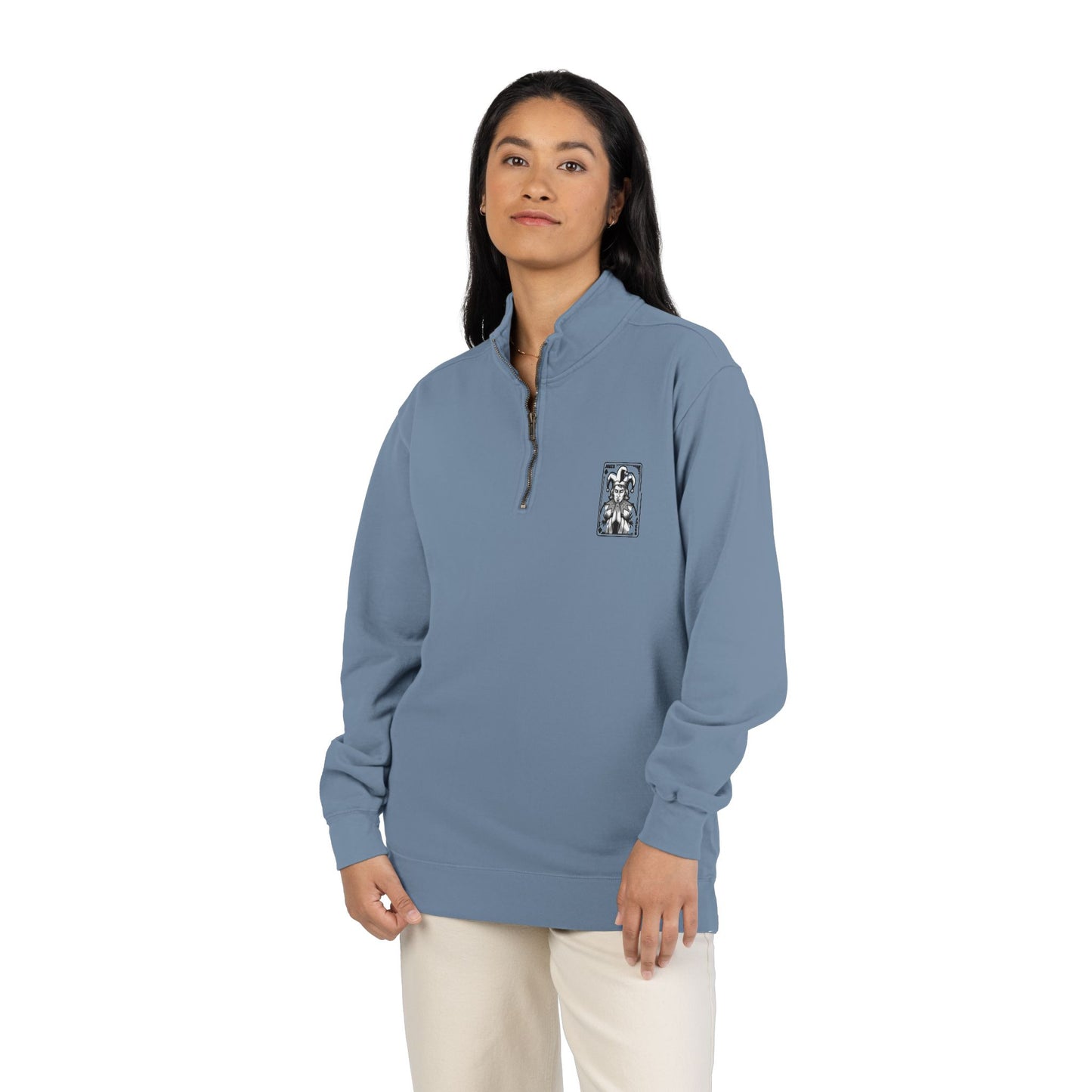 JAAC PLAY THE JOKER Design Quarter-Zip Sweatshirt