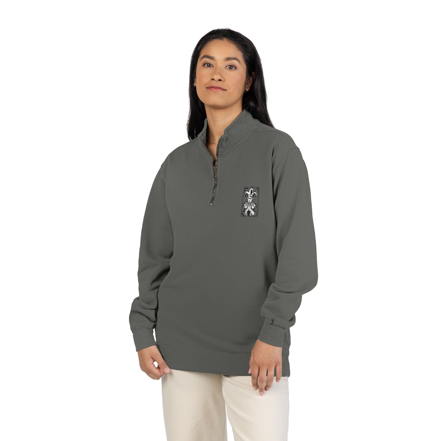 JAAC PLAY THE JOKER Design Quarter-Zip Sweatshirt