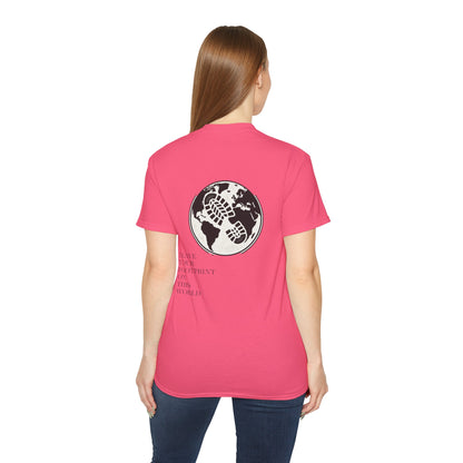JAAC 'Leave Your Footprint' Design Back Graphic T-Shirt