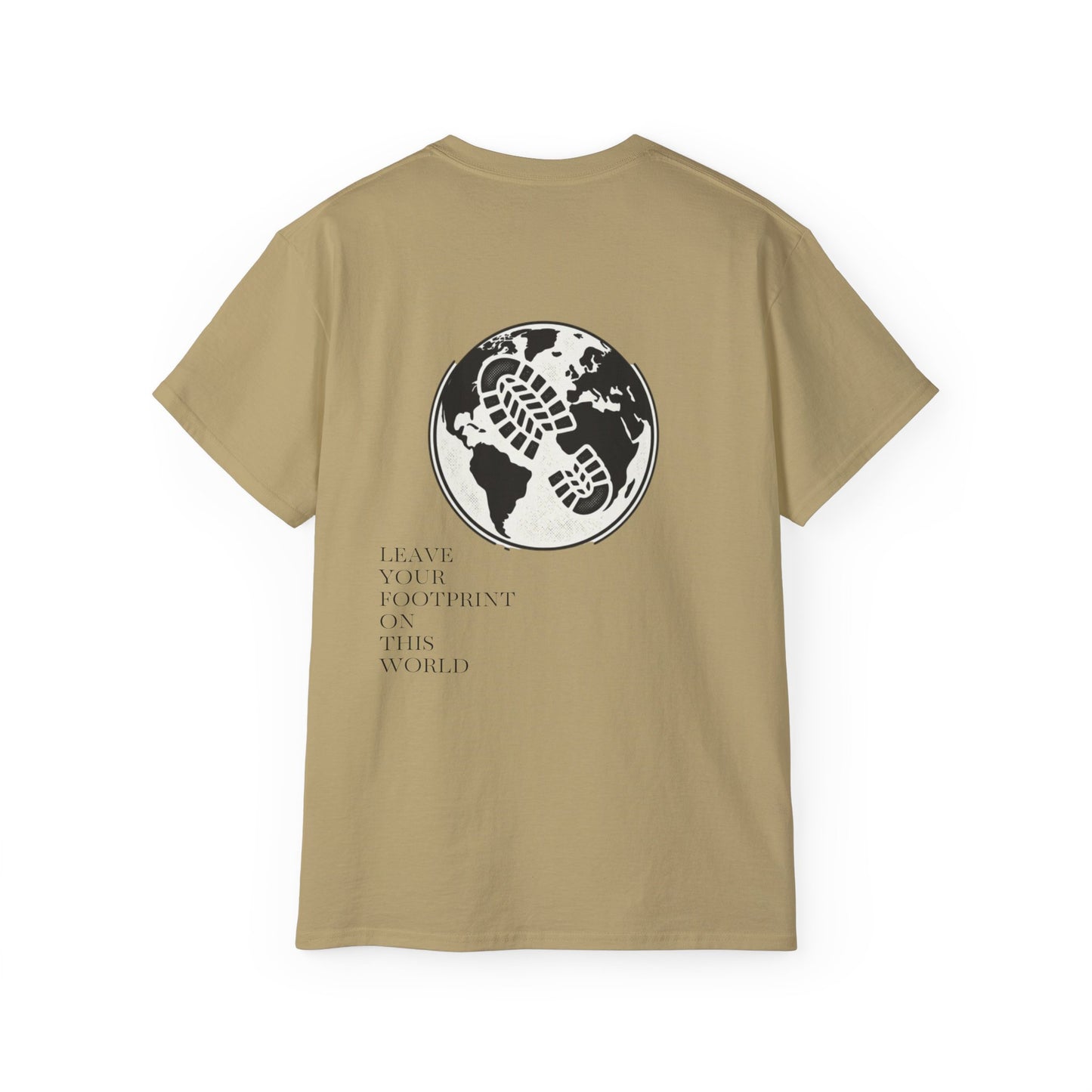 JAAC 'Leave Your Footprint' Design Back Graphic T-Shirt
