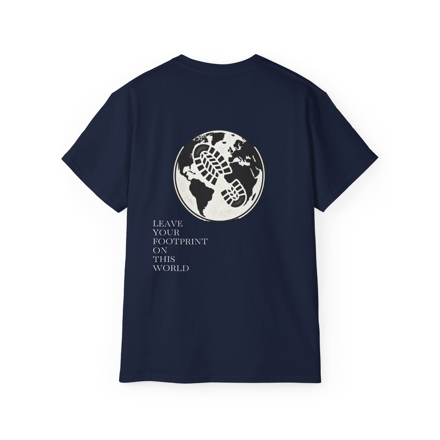 JAAC 'Leave Your Footprint' Design Back Graphic T-Shirt