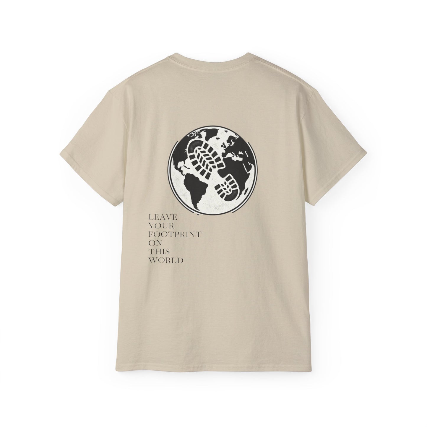 JAAC 'Leave Your Footprint' Design Back Graphic T-Shirt