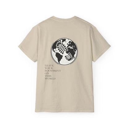 JAAC 'Leave Your Footprint' Design Back Graphic T-Shirt