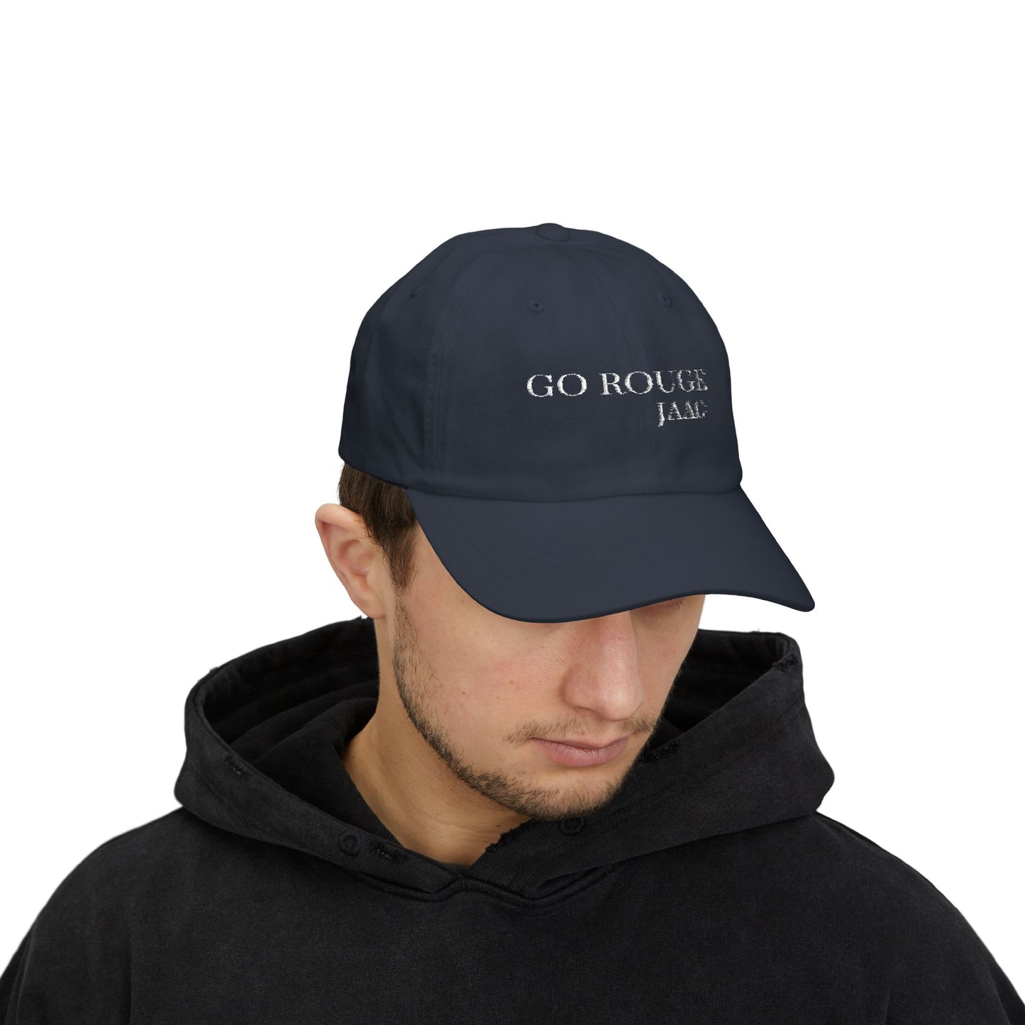 JAAC GO ROUGE Design Embroidered Classic Baseball Hat