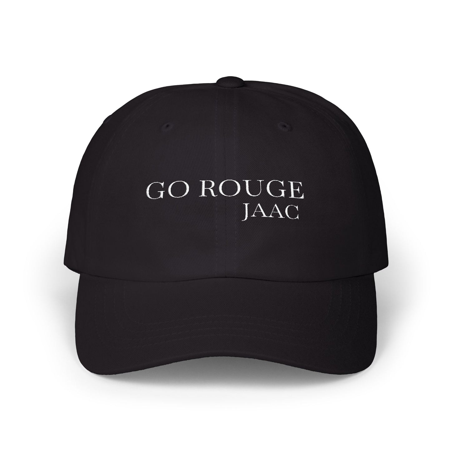 JAAC GO ROUGE Design Embroidered Classic Baseball Hat