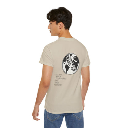 JAAC 'Leave Your Footprint' Design Back Graphic T-Shirt